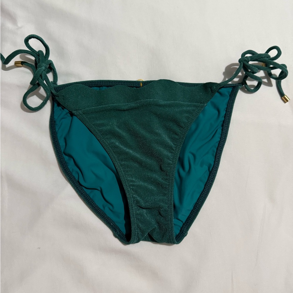 Teal Tie-Side Bikini Bottom - Picture 5 of 5